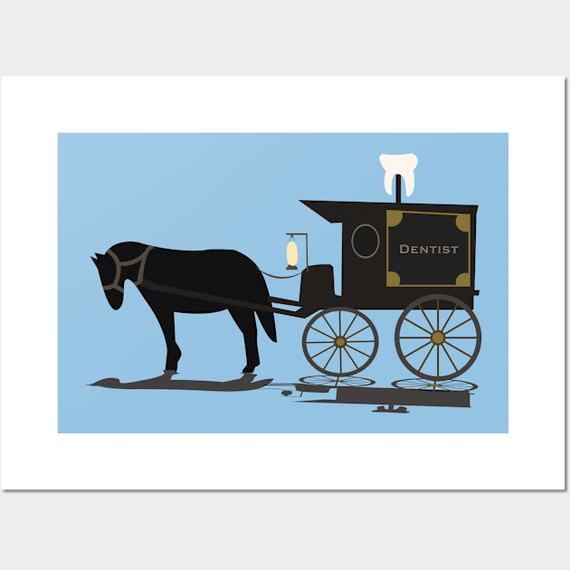 Tooth Wagon - Django Wall Art by Pasan-hpmm